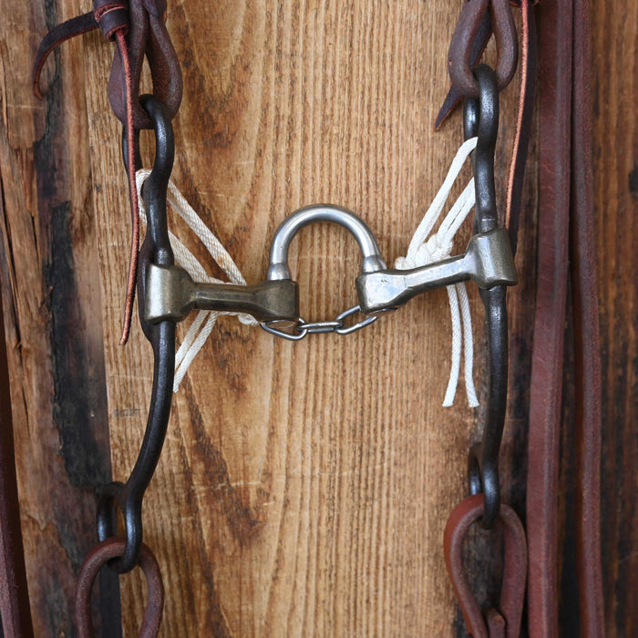 Cow Horse Supply Correction Bridle Rig w/Single Ear Headstall