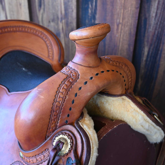 15" USED GREG GOMERSALL RANCH SADDLE