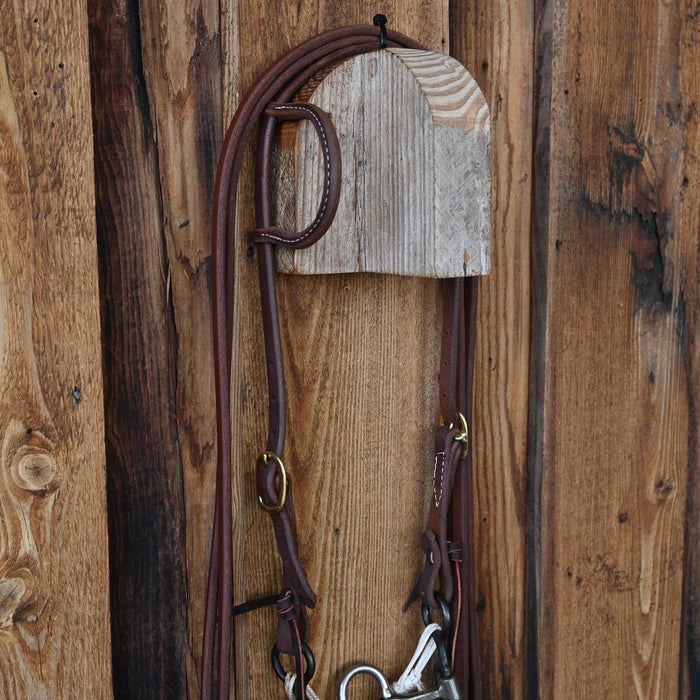 Cow Horse Supply Correction Bridle Rig w/Single Ear Headstall