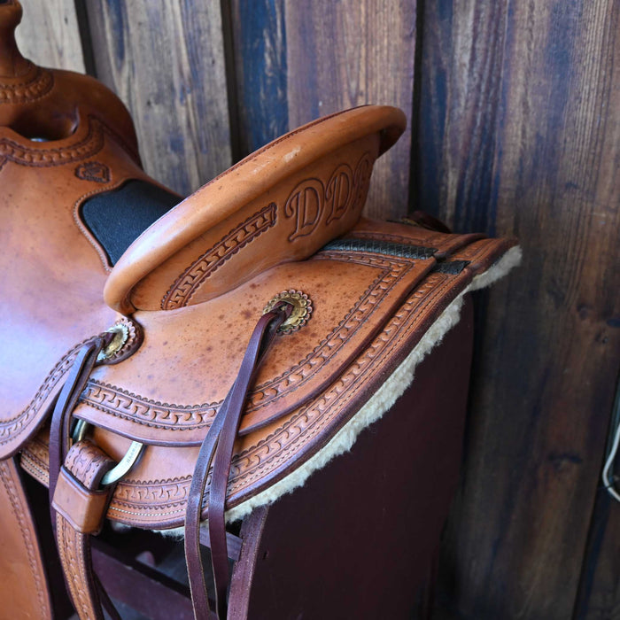15" USED GREG GOMERSALL RANCH SADDLE