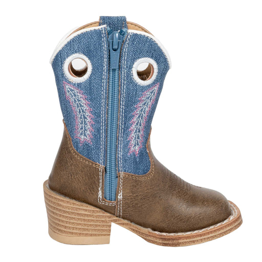 Roper Toddler Girl's Willow Brown Western Boot KIDS - Baby - Baby Footwear Roper Apparel & Footwear