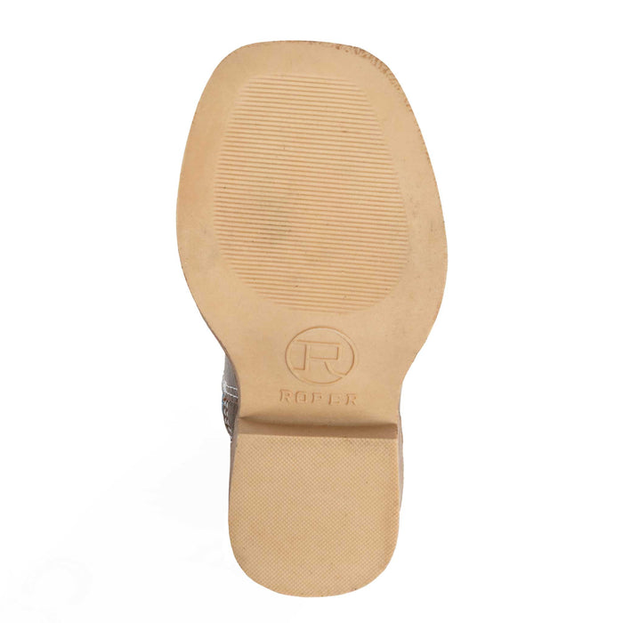 Roper Toddler Girl's Willow Brown Western Boot KIDS - Baby - Baby Footwear Roper Apparel & Footwear
