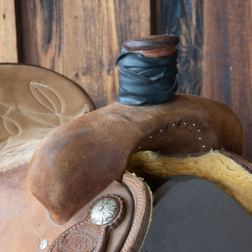14" USED NRS TEAM ROPING SADDLE Saddles - Used NRS