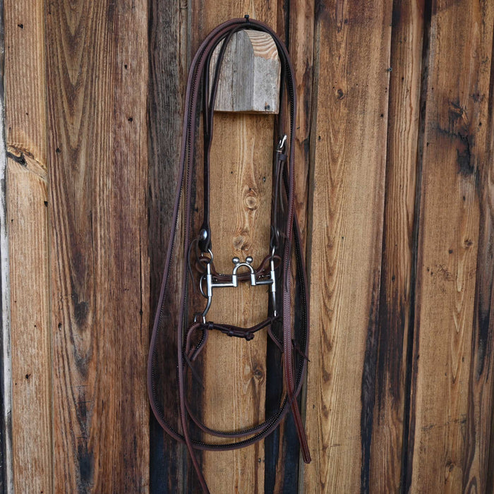 Tom Balding Correction Bridle Rig w/Split Ear Headstall Tack - Rigs Tom Balding