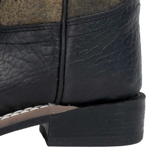 Old West Youth Black Leather Western Boot KIDS - Footwear - Boots Jama Corporation