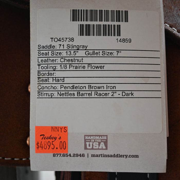 13.5" MARTIN STINGRAY BARREL SADDLE