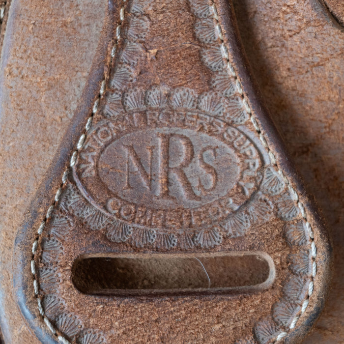 14" USED NRS TEAM ROPING SADDLE Saddles - Used NRS