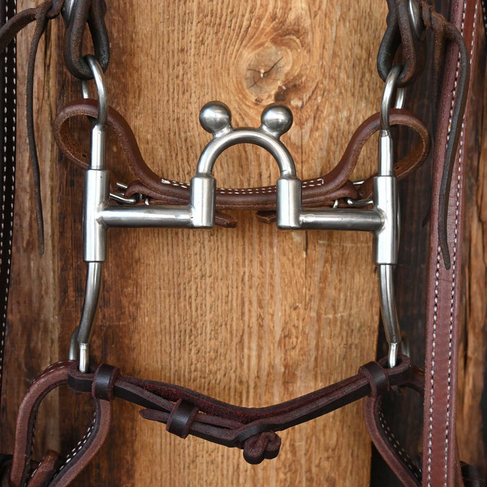 Tom Balding Correction Bridle Rig w/Split Ear Headstall Tack - Rigs Tom Balding