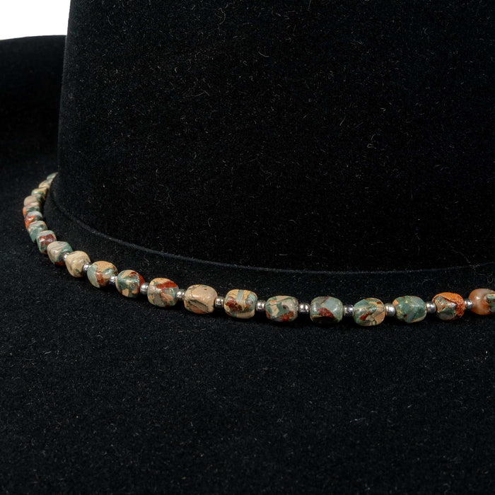 Flint Chunky Natural Stone Hat Band