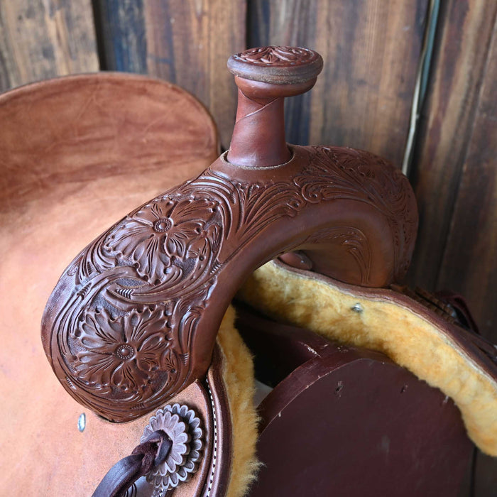 15" JEFF SMITH BUSTER WELCH RANCH CUTTER SADDLE Saddles - New Jeff Smith