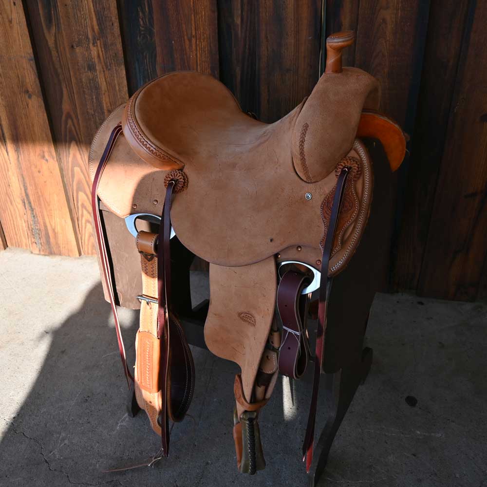 15" TESKEY'S PRO CUTTER RANCH CUTTER SADDLE Saddles TESKEY'S SADDLERY LLC   