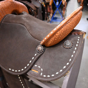 16" USED BARREL SADDLE Saddles SHOPMADE   