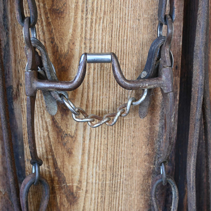 Cowpuncher Hinge Port Bridle Rig w/Single Ear Headstall