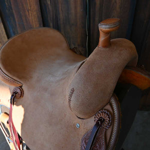 15" TESKEY'S PRO CUTTER RANCH CUTTER SADDLE Saddles TESKEY'S SADDLERY LLC   