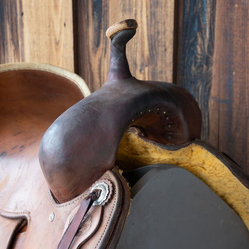 16" USED SPUR SADDLERY CUTTING SADDLE Saddles - Used Teskeys
