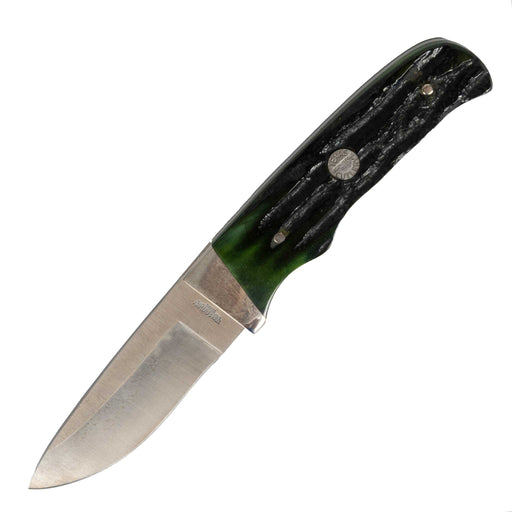 TX Cutlery Green Bone Handle Fix Blade with Sheath Knives Texas Cutlery
