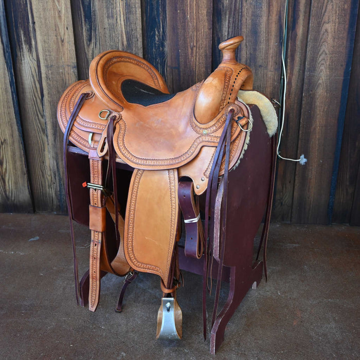 15" USED GREG GOMERSALL RANCH SADDLE