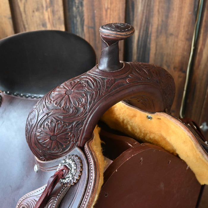 15.5" JEFF SMITH BUSTER WELCH RANCH CUTTER SADDLE Saddles - New Jeff Smith