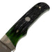 TX Cutlery Green Bone Handle Fix Blade with Sheath Knives Texas Cutlery