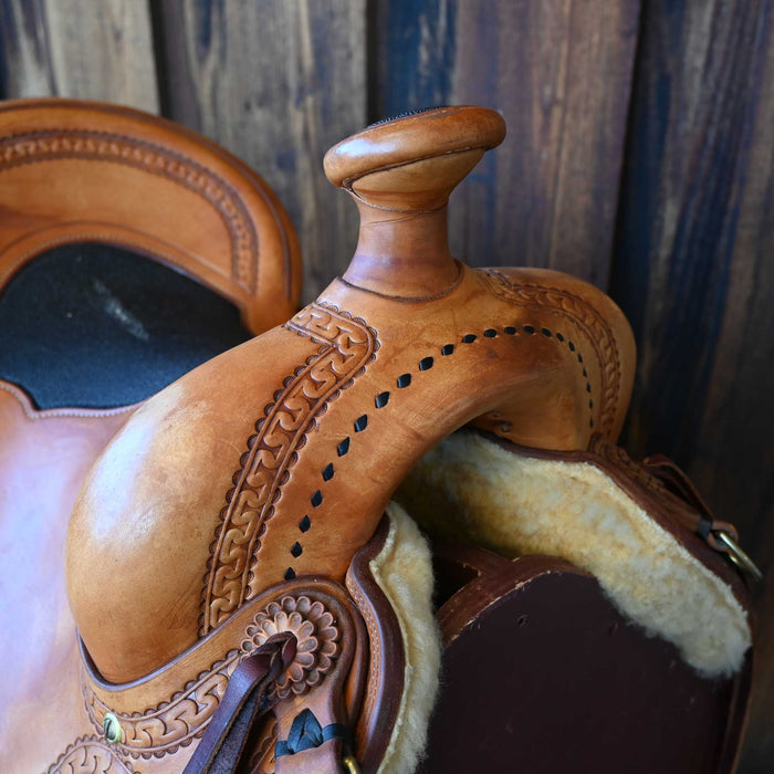 15" USED GREG GOMERSALL RANCH SADDLE