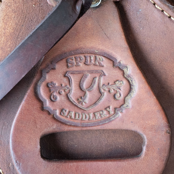 16" USED SPUR SADDLERY CUTTING SADDLE Saddles - Used Teskeys
