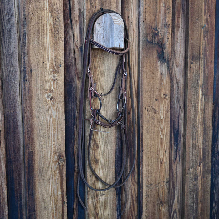 O-Ring Snaffle Bridle Rig w/Browband Headstall
