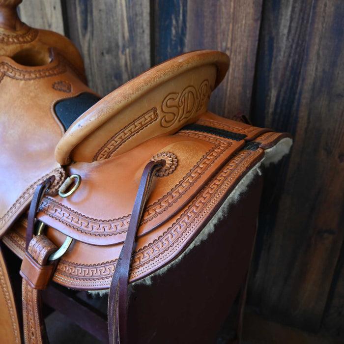 15" USED GREG GOMERSALL RANCH SADDLE