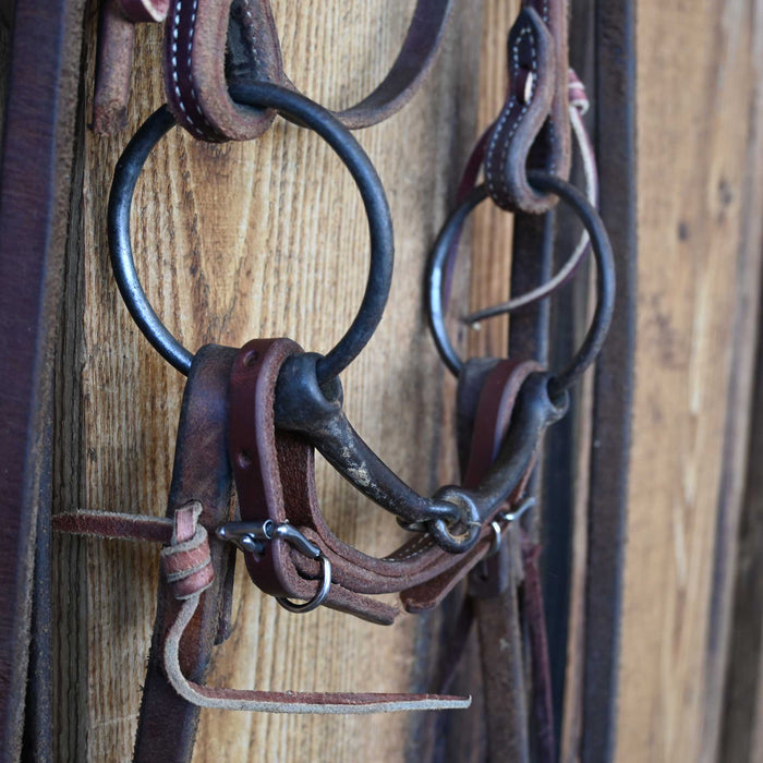 O-Ring Snaffle Bridle Rig w/Browband Headstall