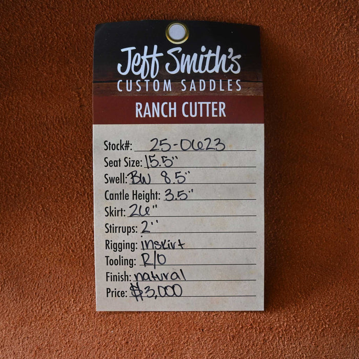 15.5" JEFF SMITH BUSTER WELCH RANCH CUTTER SADDLE Saddles - New Jeff Smith