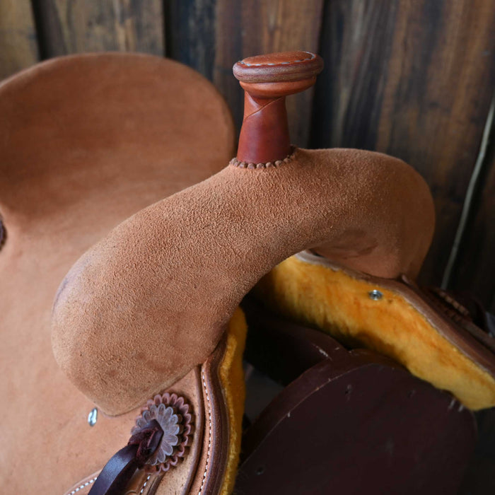 15.5" JEFF SMITH BUSTER WELCH RANCH CUTTER SADDLE Saddles - New Jeff Smith