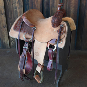 14" TESKEY'S RANCH CUTTER SADDLE Saddles Teskey's Saddlery