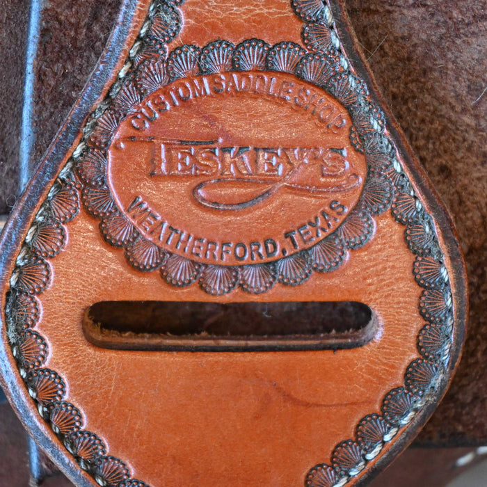 14" USED TESKEY'S BARREL SADDLE