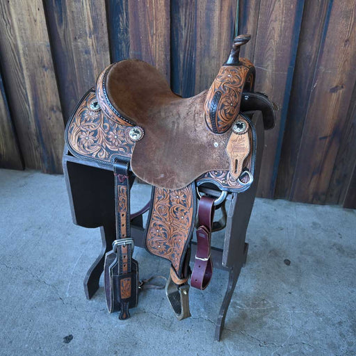 13.5" USED JEFF SMITH XTREME BARREL SADDLE Saddles - Used Jeff Smith