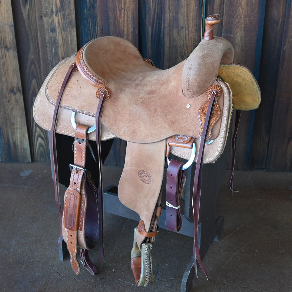 16.5" TESKEY'S PRO CUTTER RANCH CUTTER SADDLE Saddles Teskey's Saddlery