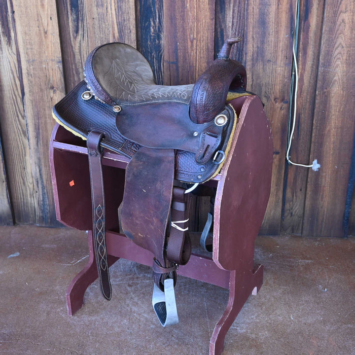 14" USED CORRIENTE BARREL SADDLE