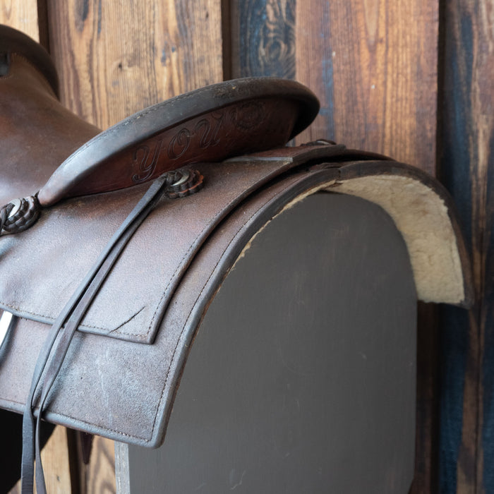 16" USED PAYTON FARRIS RANCH SADDLE Saddles - Used Payton Farris