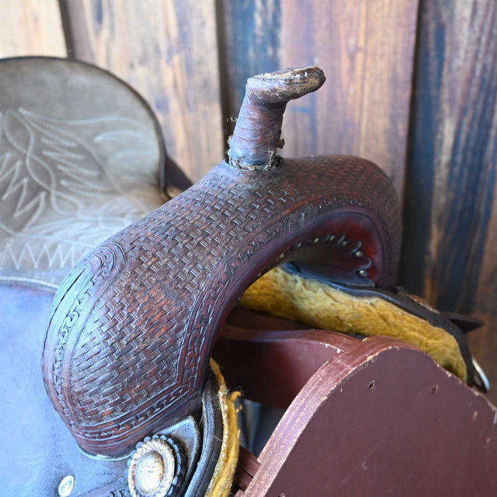 14" USED CORRIENTE BARREL SADDLE