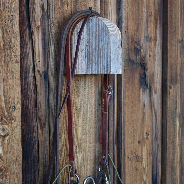Cow Horse Supply Stubby Correction Bridle Rig w/Split Ear Headstall