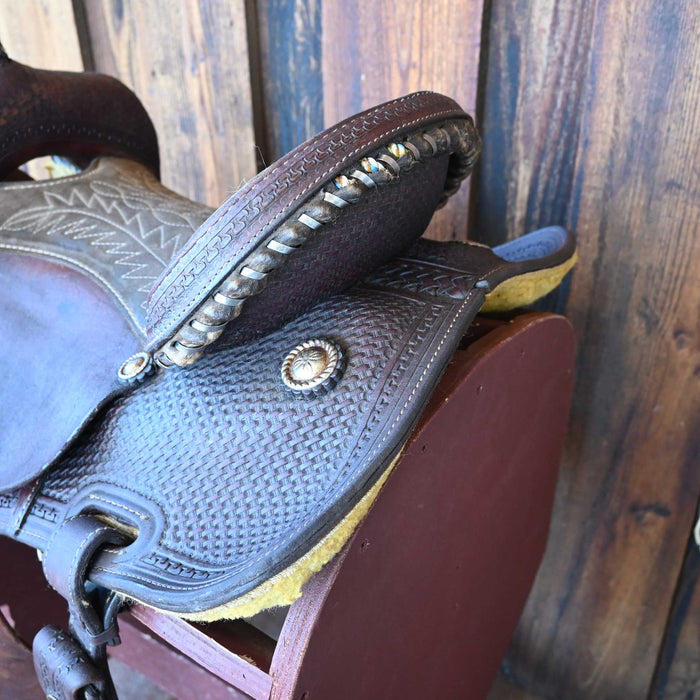 14" USED CORRIENTE BARREL SADDLE