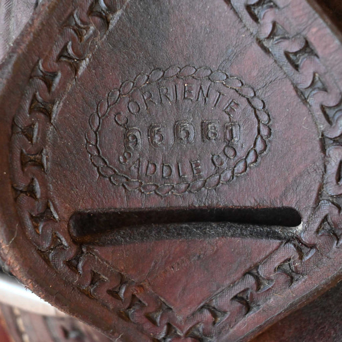 14" USED CORRIENTE BARREL SADDLE