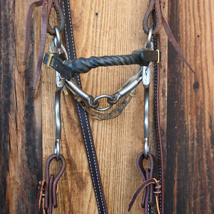 Perfect Bit Lifesaver Combo Bridle Rig w/Single Ear Headstall