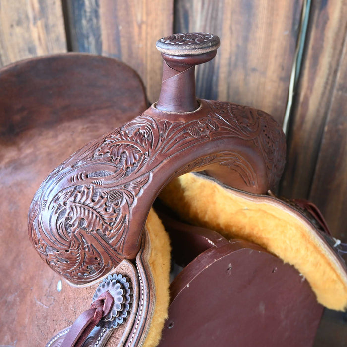 15.5" JEFF SMITH BUSTER WELCH RANCH CUTTER SADDLE Saddles - New Jeff Smith