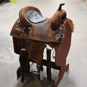 15" USED ALAMO BARREL SADDLE Saddles Alamo Saddlery