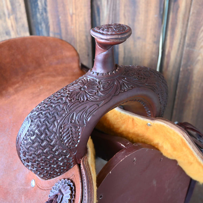 15.5" JEFF SMITH BUSTER WELCH RANCH CUTTER SADDLE Saddles - New Jeff Smith