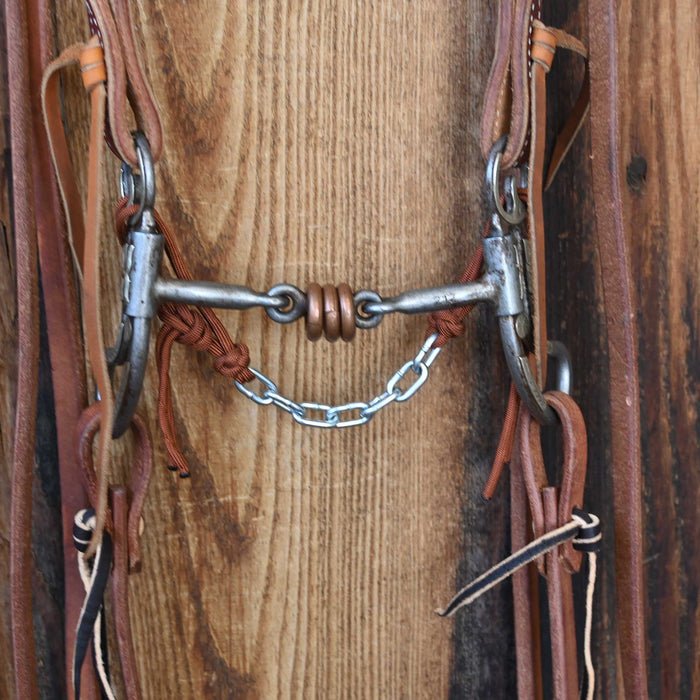 Cowpuncher Dogbone Bridle Rig w/Split Ear Headstall