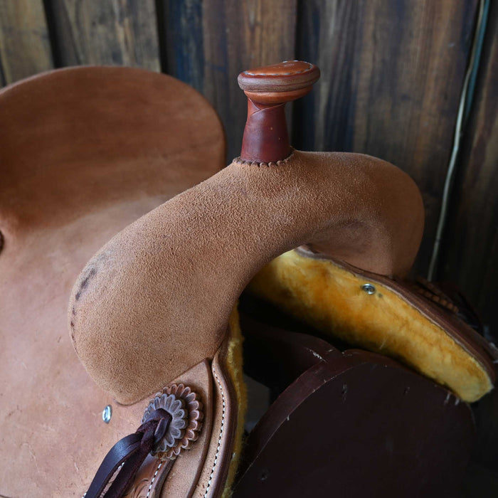 15.5" JEFF SMITH BUSTER WELCH RANCH CUTTER SADDLE Saddles - New Jeff Smith