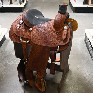 13.5" USED UPFRONT ROPING SADDLE