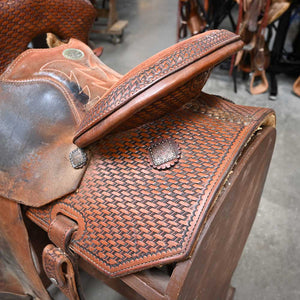 13.5" USED SHILOH BARREL SADDLE Saddles Shiloh Saddlery   