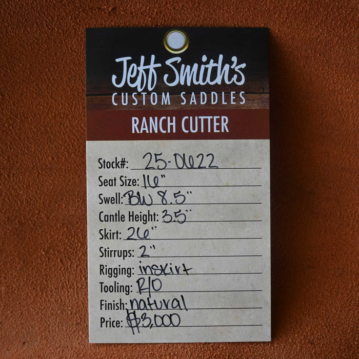 16" JEFF SMITH BUSTER WELCH RANCH CUTTER SADDLE Saddles - New Jeff Smith