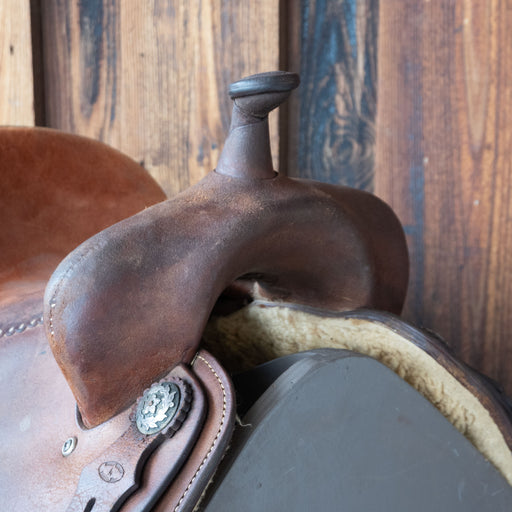 13.5" USED ALLEN SADDLERY BARREL SADDLE Saddles - Used Allen's Saddlery